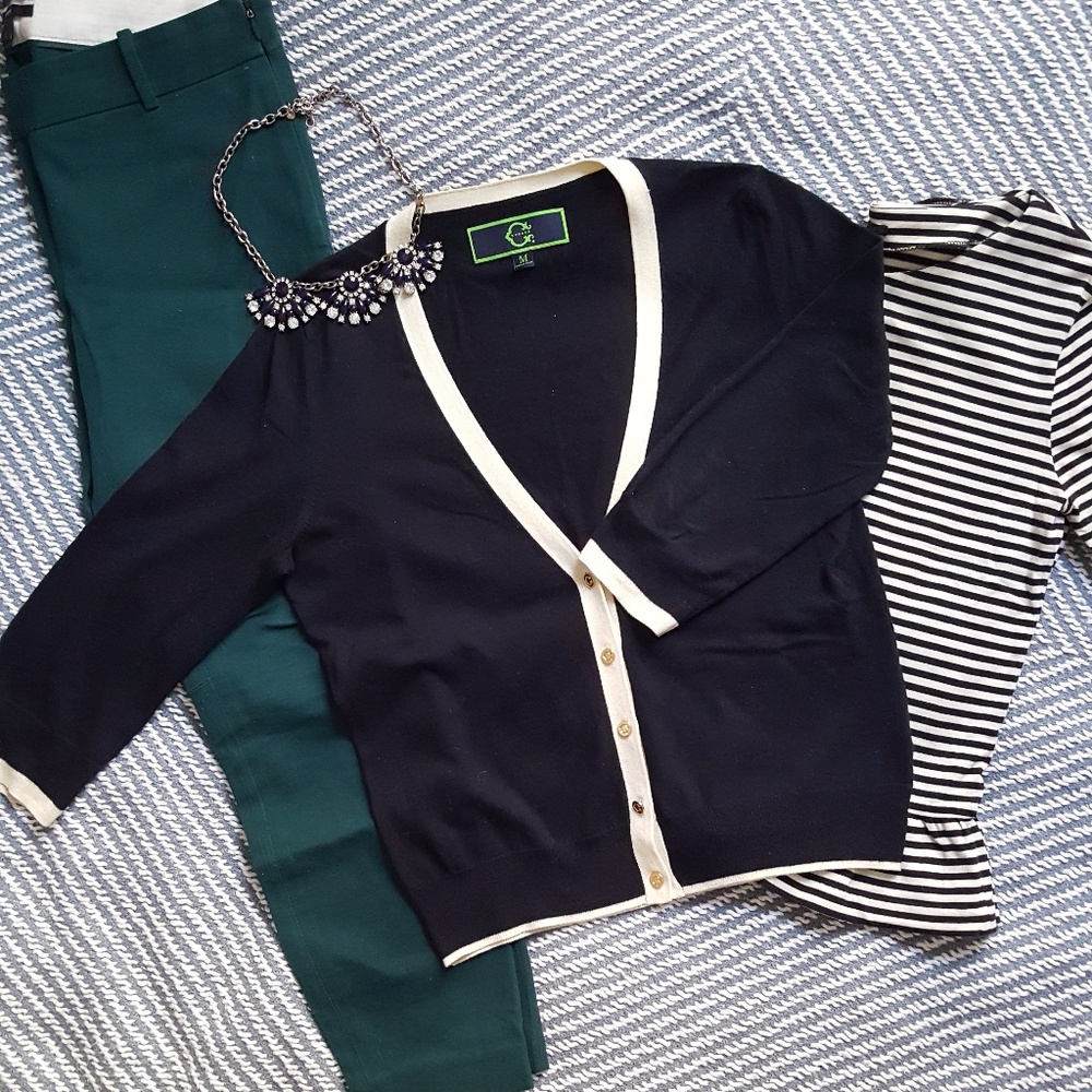 C.Wonder Cardigan with Tipping